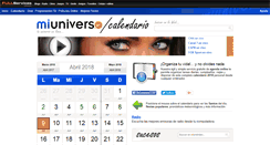 Desktop Screenshot of calendario.miuniverso.com.ar